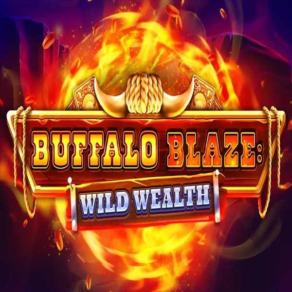 Buffalo Blaze Wild Wealth logo – Slots by OctoPlay at Wild Robin Casino