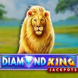 Diamond King Jackpots game by SpinPlay Games – logo hosted on Wild Robin Casino