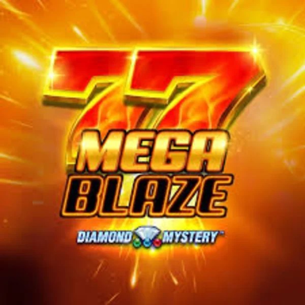 Diamond Mystery Mega Blaze slot logo by Greentube at Wild Robin Casino
