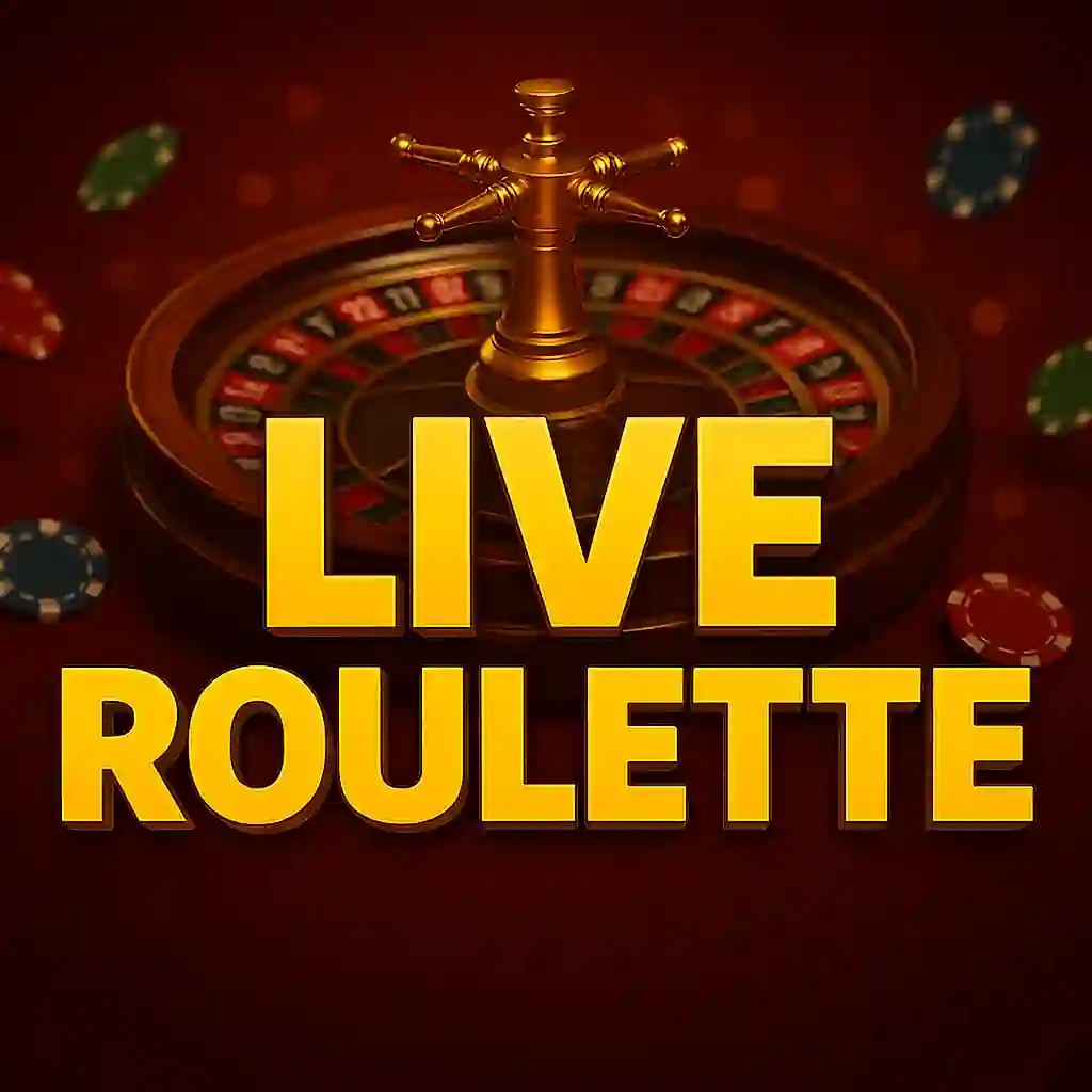 Live Roulette online game logo by Evolution on wildsrobin.it
